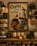 تابلو طرح کافی